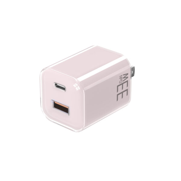 30W Crystal Shell 1A1C PD Wall Charger - Image 3