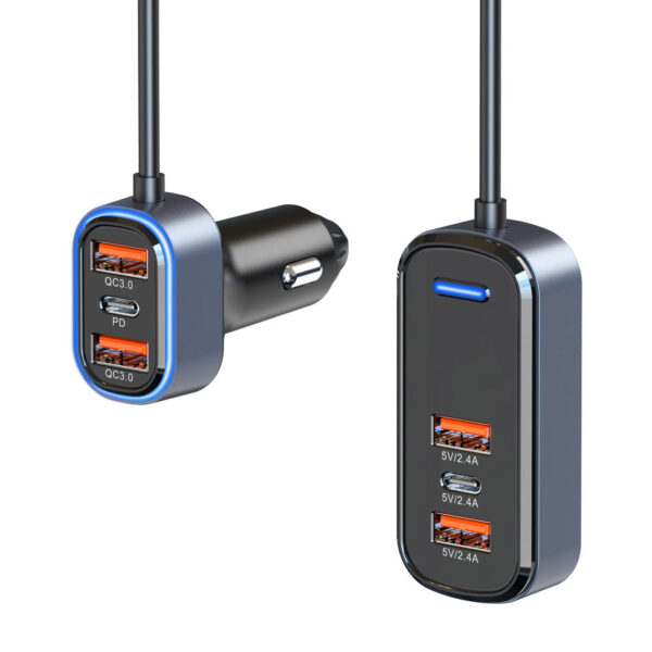 Fast Super Multi Port Car Charger - Image 3