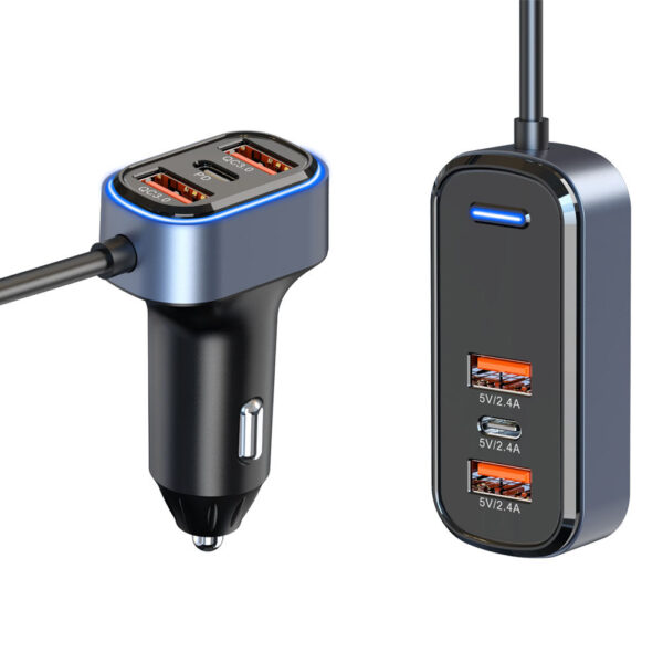 Fast Super Multi Port Car Charger - Image 4