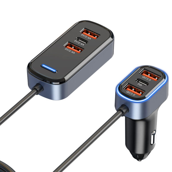 Fast Super Multi Port Car Charger - Image 5