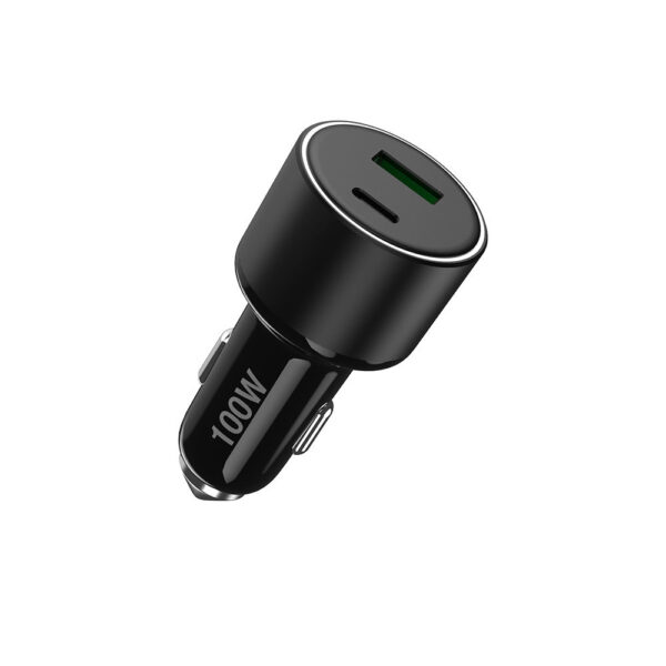 100W Dual Port Type C Car Charger - Image 2