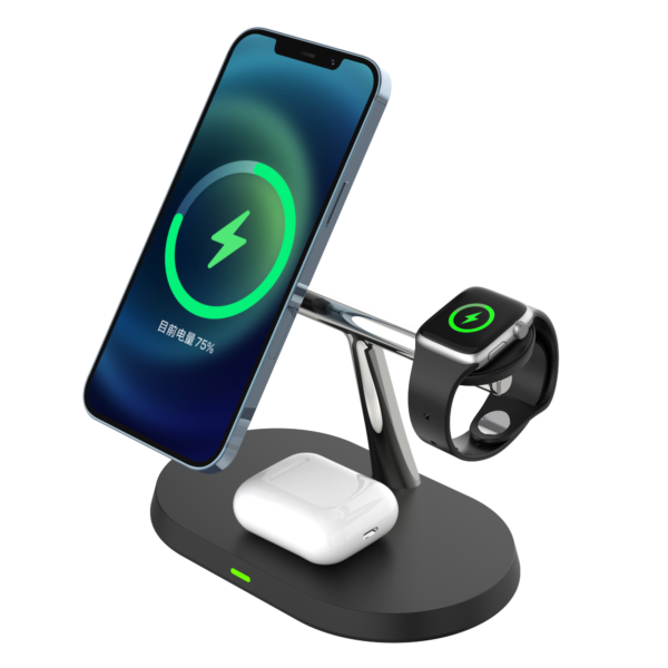 5W 3 in 1 Magnetic Wireless Charger Stand