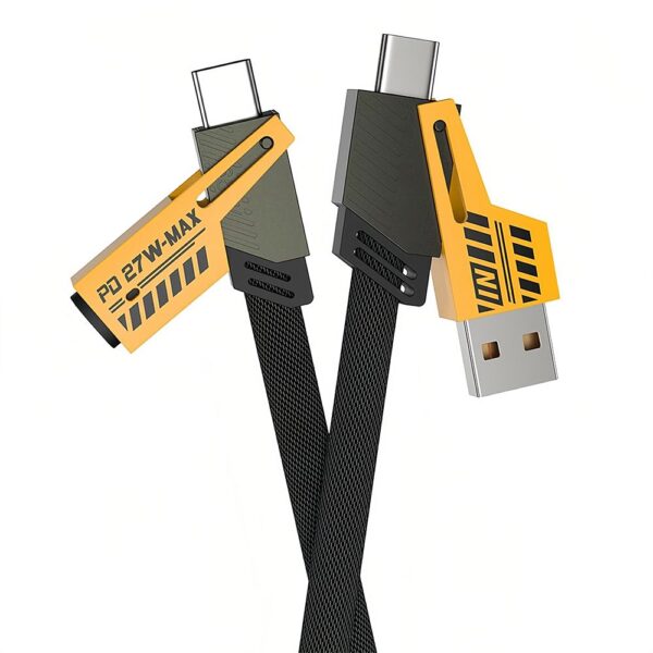 4 in 1 Zinc Alloy USB Data Cable