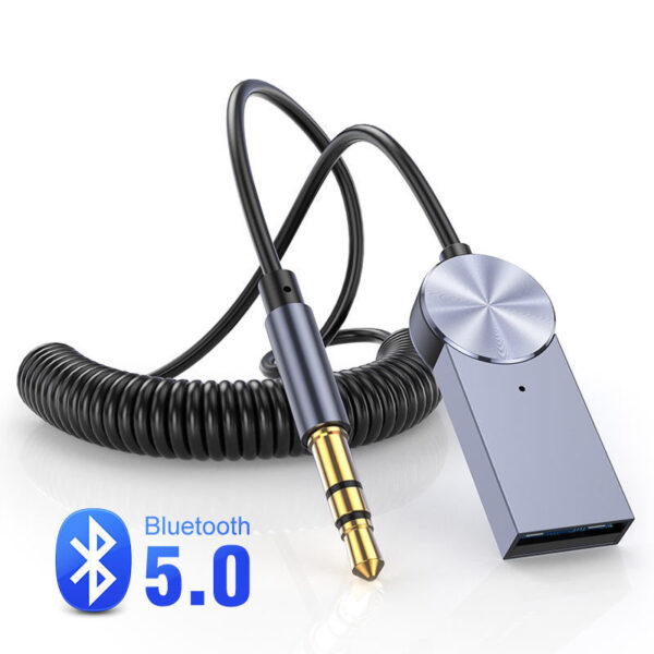 Bluetooth 5.0 Stereo USB Car Receiver Audio Adapter - Image 3