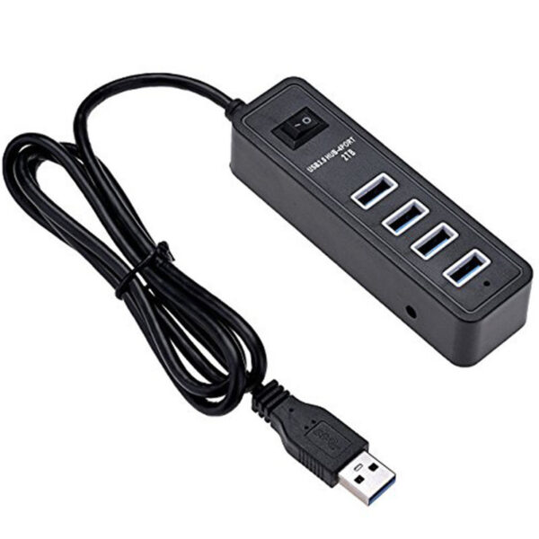 5Gbps 4/7/10-Port Aluminium On/Off Switch USB 3.0 Hub - Image 6