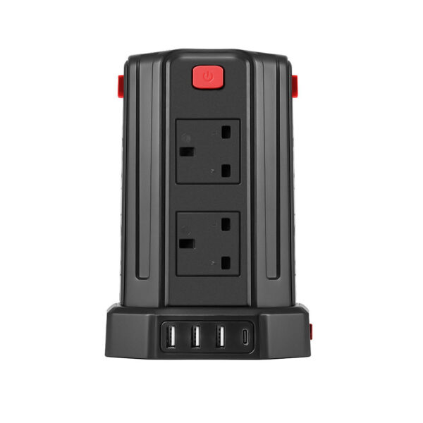 Vertical Charging Hub Tower Surge Protector
