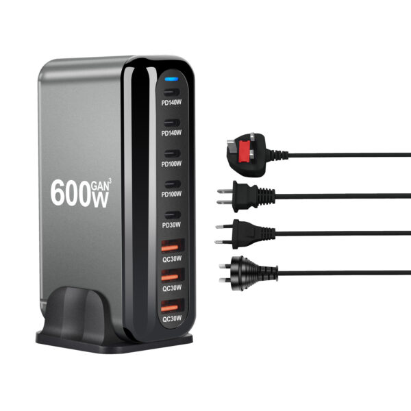 8-Port PD 140W USB C Charging Station Hub