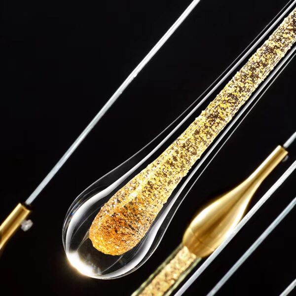 Led Rain Drop Crystal Bubble Pendant Lamp - Image 9