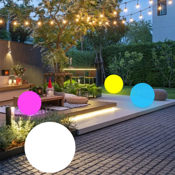 IP68 Waterpoof Colorful LED Solar Lawn Light - Image 5