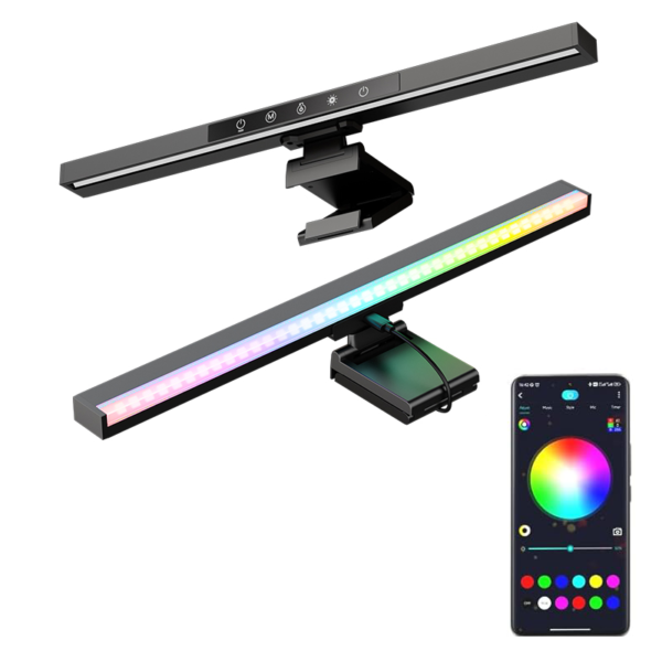 Square RGB Monitor light bar (App Bluetooth version)