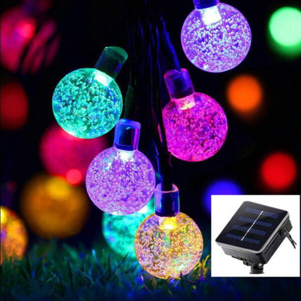Led Bubble Crystal Ball String Lights - Image 3