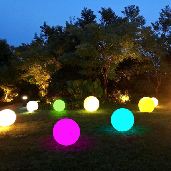 IP68 Waterpoof Colorful LED Solar Lawn Light - Image 7