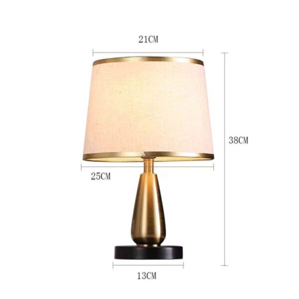 Gold Metal Lampe - Image 3