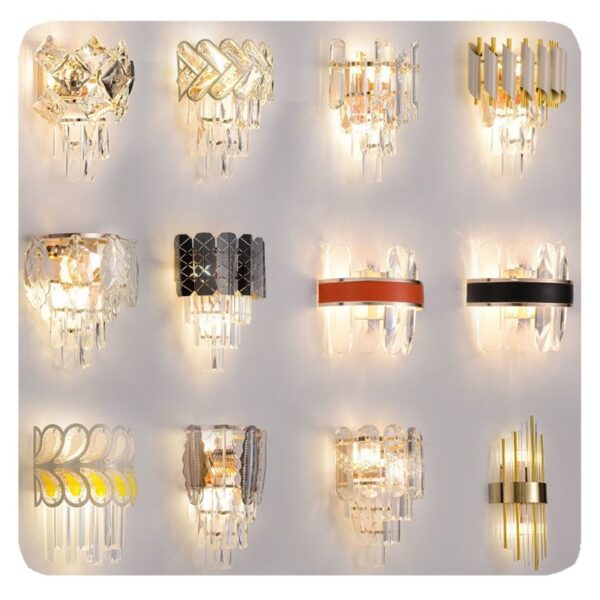 Bracket Crystal Led Wall Lamp Light