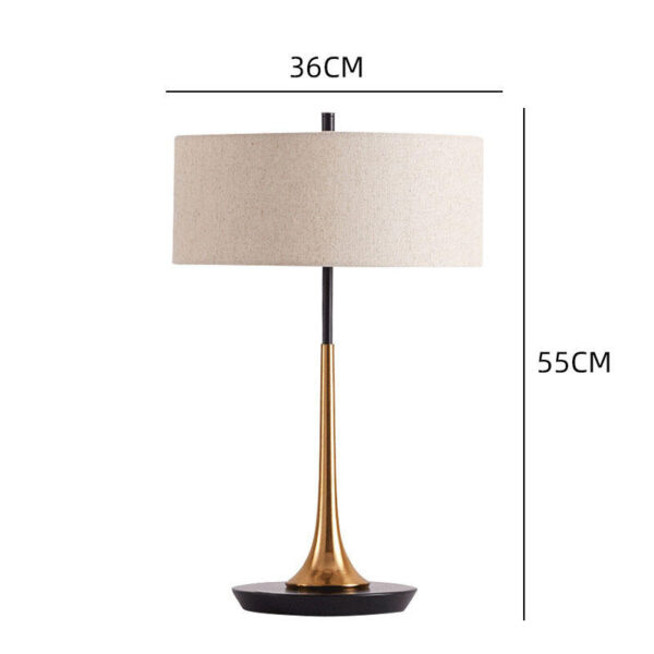 Gold Metal Lampe - Image 2