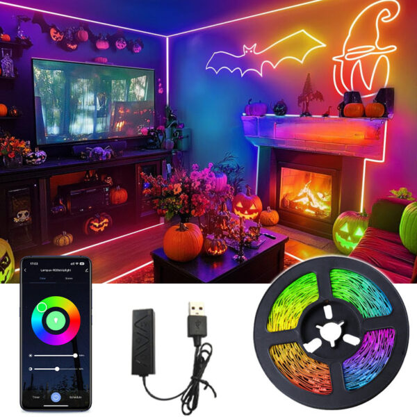 Super Bright 240 LED RGBIC Strip Light