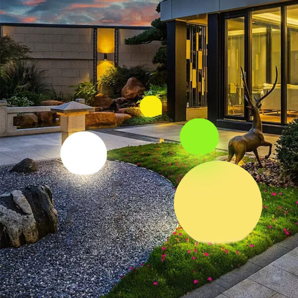 IP68 Waterpoof Colorful LED Solar Lawn Light