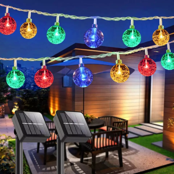 Led Bubble Crystal Ball String Lights