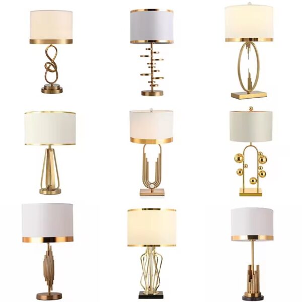 Gold Metal Lampe