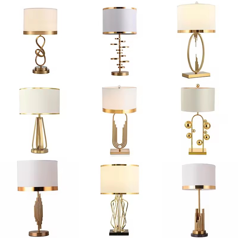 Gold Metal Lampe